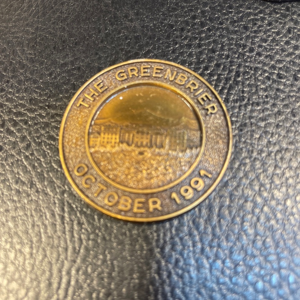 The Greenbrier October 1991 Commemorative Coin